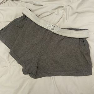 Soffe low rise gray shorts